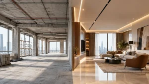 interior fit-out vs structural construction