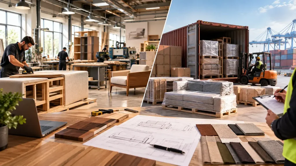 furniture manufacturing vs outsourced