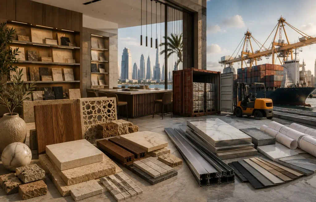 locally sourced vs imported building materials UAE
